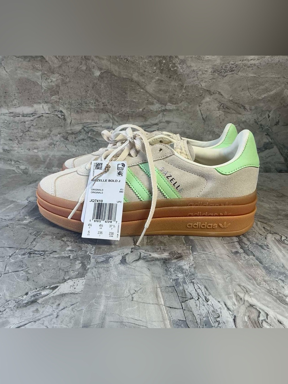Adidas Gazelle Bold "Grey" sneakers - Picture 4 of 7